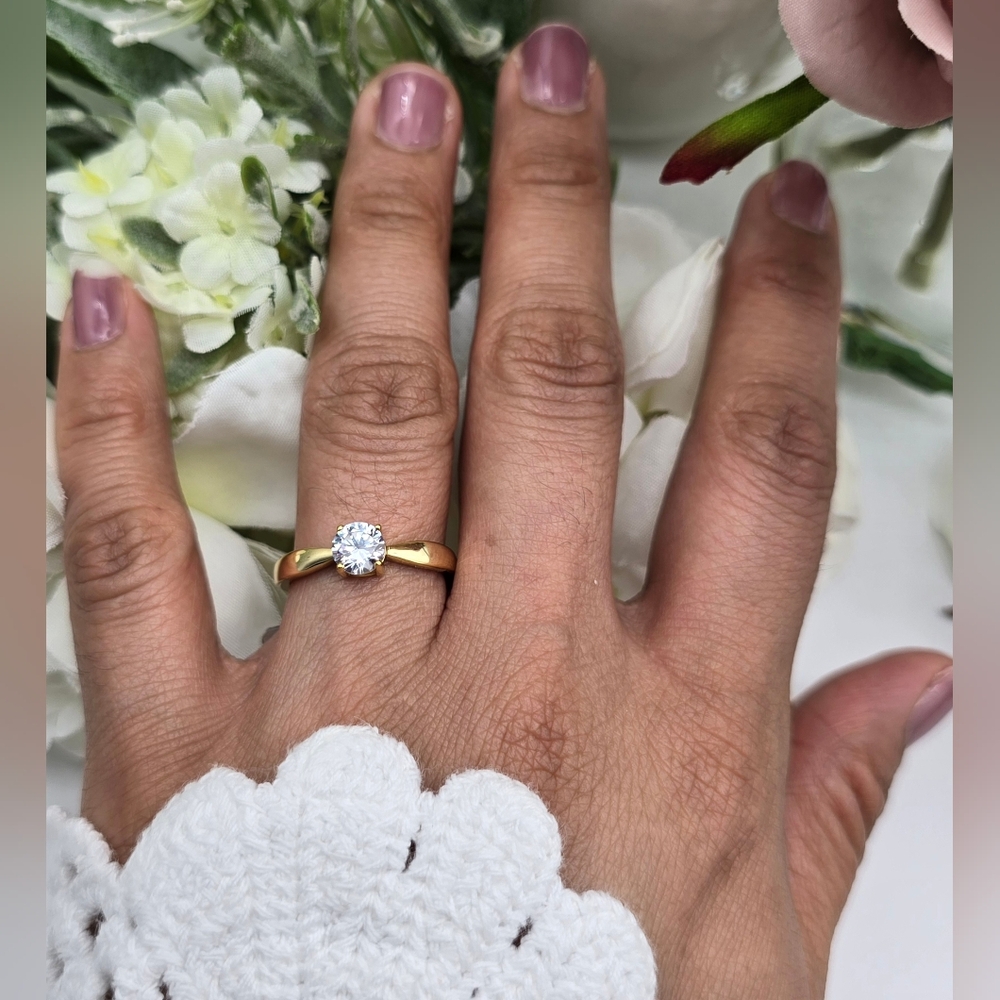 🥰 CATHEDRAL ENGAGEMENT RING - Picture 2 of 9